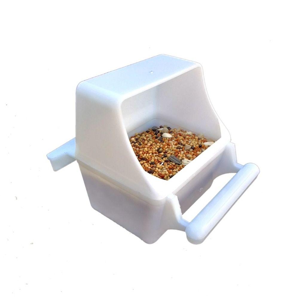 Budgies Plastic Parakeet Parrot Cockatiel Bird Feeder Feeding Cup Food Dispenser Drinking Bowl
