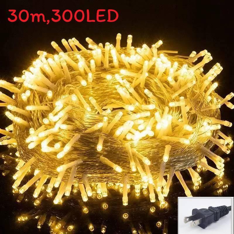 Led String Fairy Lights Christmas Tree Decors For Garden Outdoor Party Festoon