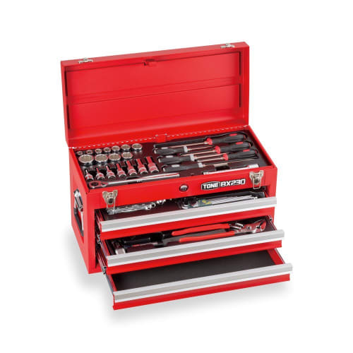 TONE TSH4509 Tool Set, 12.7mm (1/2") Drive, Red, 53 Pieces