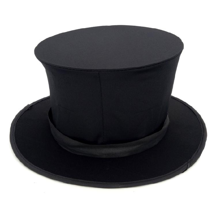 Cosplay Fedoras Cap Flat Top Hat Adult Unisex Magician Hat Masquerade Balls Cap