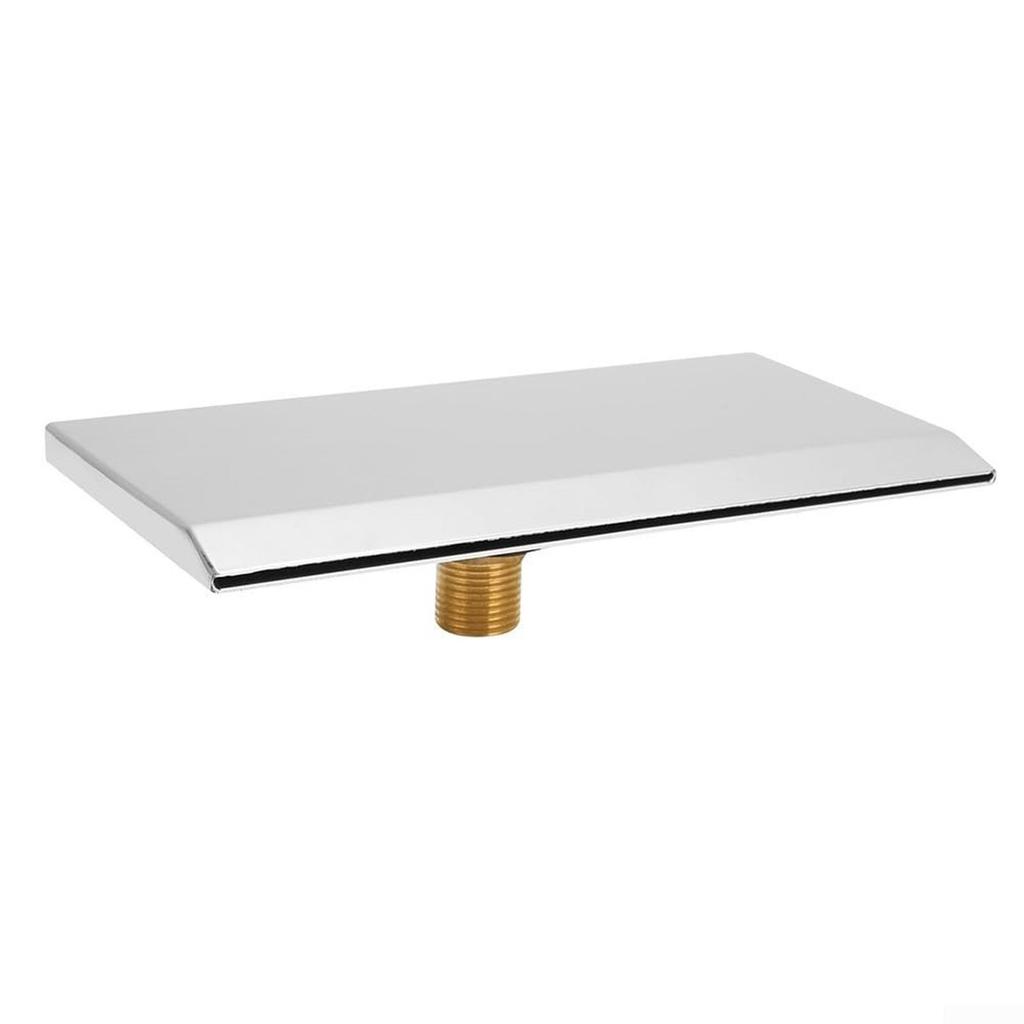 Stainless Steel Pool Bathtub Waterfall Tub Spout Wall Mounted Waterfall Water Outlet Nozzle Pool Waterfall Fount