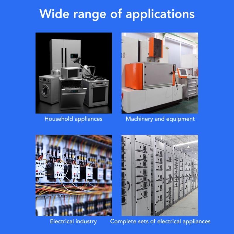 Terminal Block Junction Box DIN Rail Main Line Universal Power Distribution 690V 125A/400A Blue