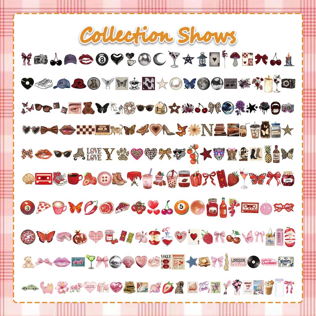 200 Pieces of Girl-themed Graffiti Stickers for Luggage, Skateboard, Water Bottle, and Waterproofing