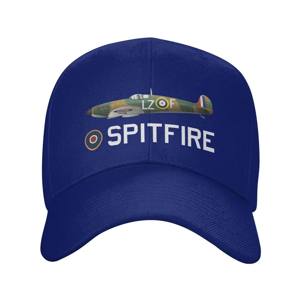 Custom Supermarine RAF Spitfire Baseball Cap Women Unisex Adjustable Adult WW War Fighter Aircraft Plane Airplane British Dad Hat