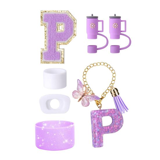 7Pcs Cup Accessories Set for 30/40oz Tumbler Silicone Straw Lid Spill-Proof Stoppers Handle