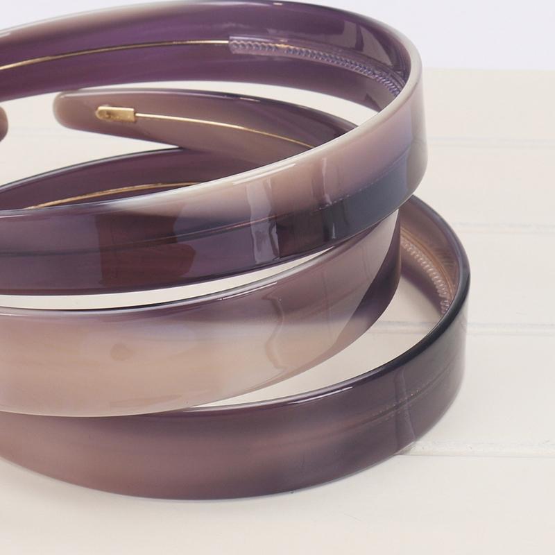 2.2cm Wide Acetate Headband Hair Hoop With Nonslip Teeth For Women And Girls Comfortable Hair Accessory