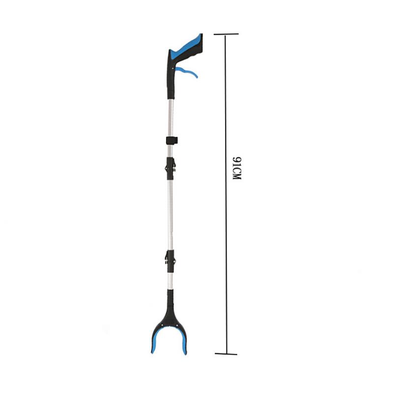 Garbage Picker Gripper With 360 ° Rotating Clip Trash Grabber Pick Up Tools 80Cm Lightweight Foldable Gripper Extender Hand Tool