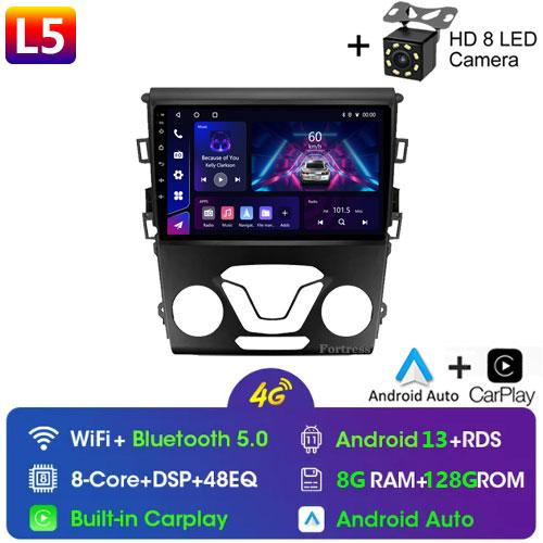 Android 13 Carplay Auto 4G WIFI GPS For Ford Mondeo 5 Fusion 2012-2019 Car Radio Multimedia Player Video Stereo Head Unit 2din