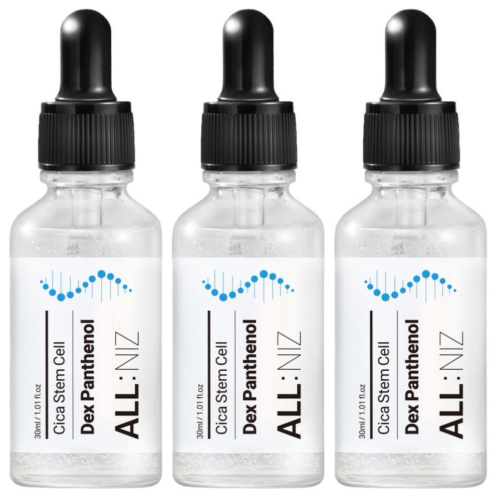 [Allneeds] Cica Stem Cell Dexpanthenol Skin Repair High Moisturizing Ampoule, 30ml, 3ea