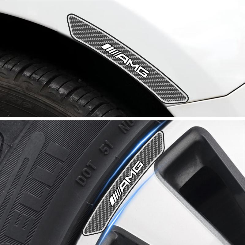 Car Accessories Decora Decal Wheel Hub Aluminum Alloy Stickers For Mercedes Benz W211 W203 W204 W210 AMG W202 CLA W212 W220 W205