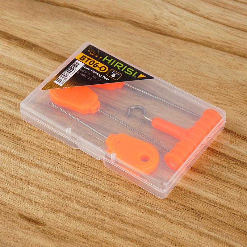 4Pcs Carp Fishing Bait Needle With Storage Box Professional Bait Threading Tools Carp Angling Fishing Accessories