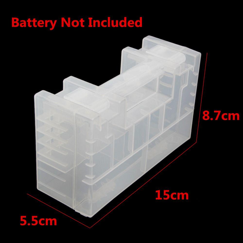 Slitesterk Hard Slitasjebestandig Anti-støt Holder Beholder Oppbevaringsboks Organizer Batterikasse