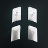 4 Pack Door Lock Button Cover Door Lock Switches Button Sticker Driver Door Lock Unlock Control Buttons for W204 W212
