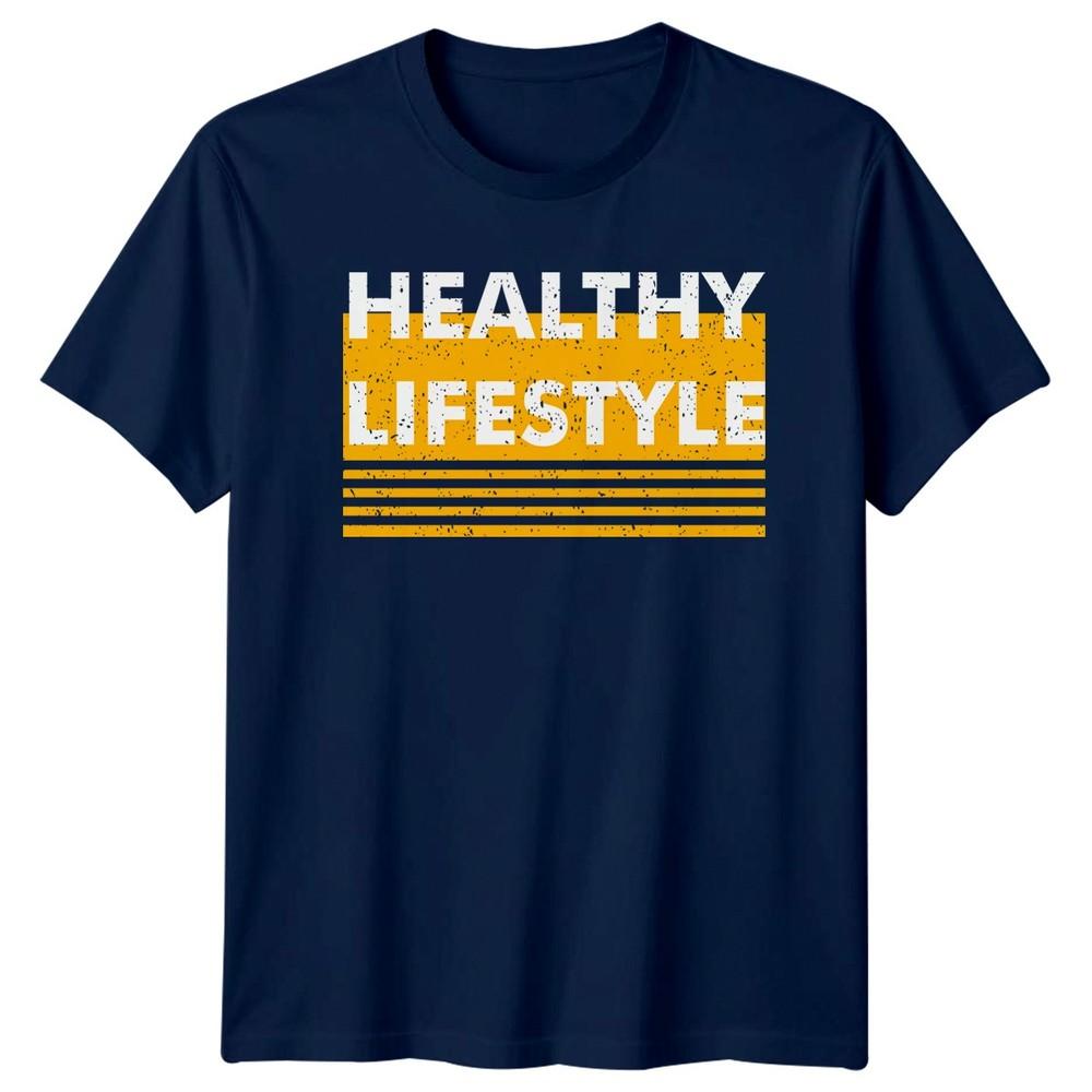 Healthy Lifestyle TShirt Wellness Health Birthday Gift For Him And Her