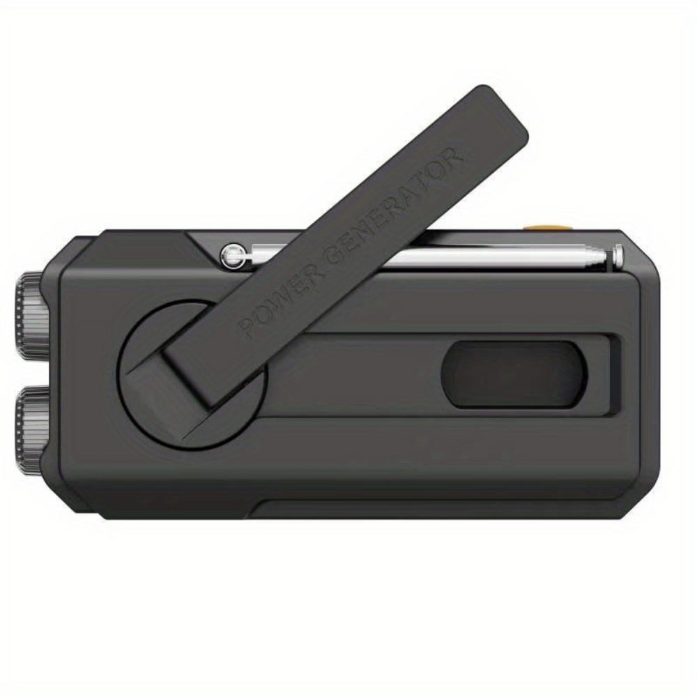 Hand Radio Portable AM/FM Radio, Weather Broadcast Emergency Hand Light Strip, Type-C Mobile Phone Charger and SOS Alarm Function