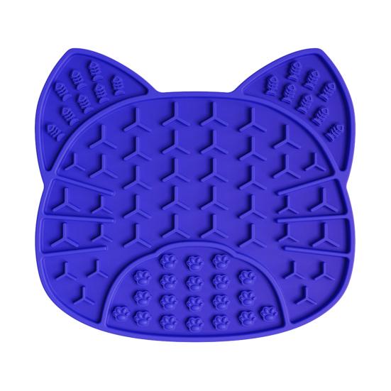 Silicone Dog Lick Mat with Suction Cup, Peanut Butter Licking Mat for Dogs Cats, Anti-Slip Pet Slow Feeder Bowl Lick Pad