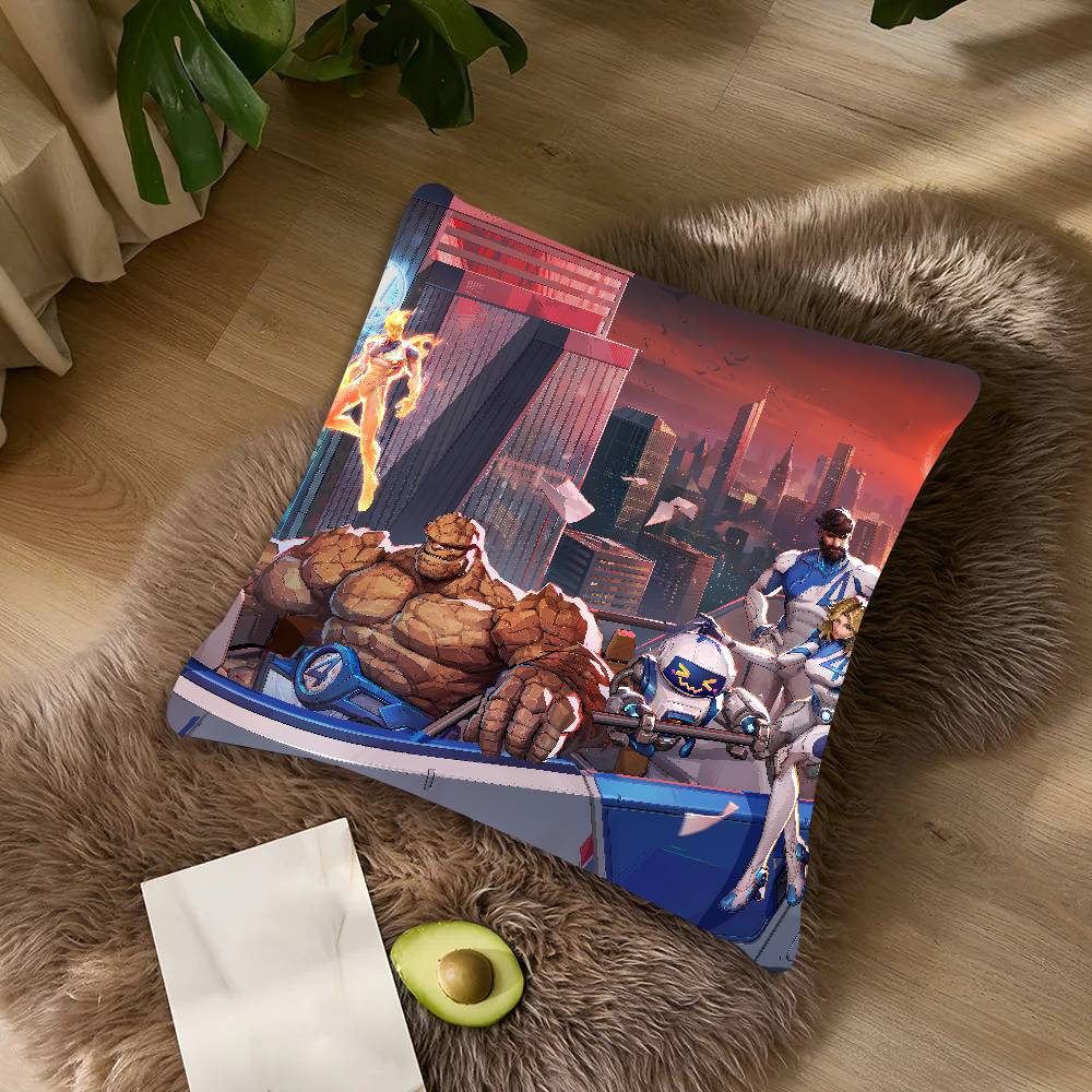 Multiplayer Battle M-MarvelS Game Rivals Cushion Cover Decor Home Throw Pillow Covers For Couch Camping Pillow Cover Decorations