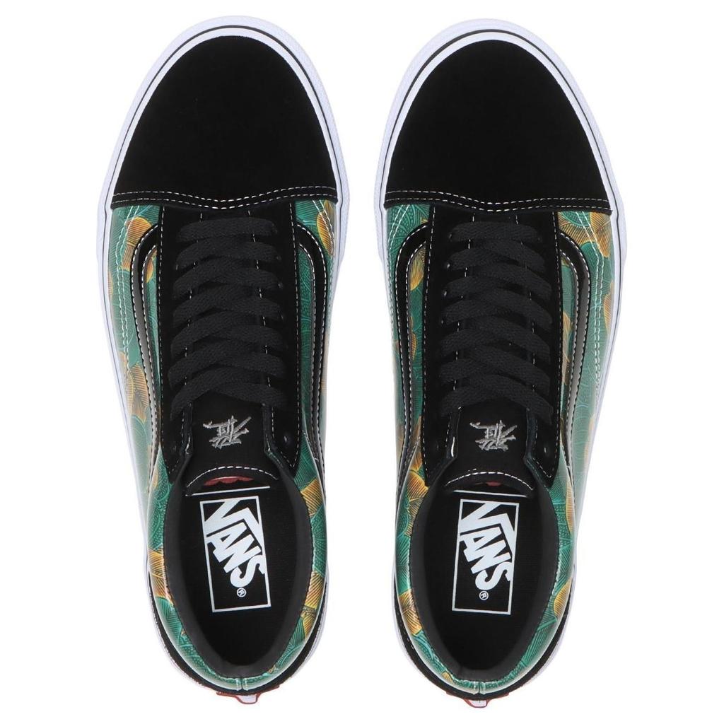 Vans Kukutani X  Old Skool Comfortable Versatile Waterproof Durable Low-Top Skate Shoes Men Sneakers Green Black Brown V36CFKUKUTANI