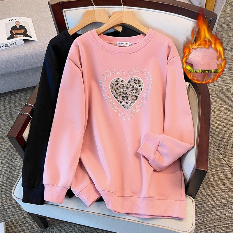 

Extra Plus Size Pullover Hoodie, Bust 150/170, Loose Slimming New Style - 200/350 Jin 2XL
