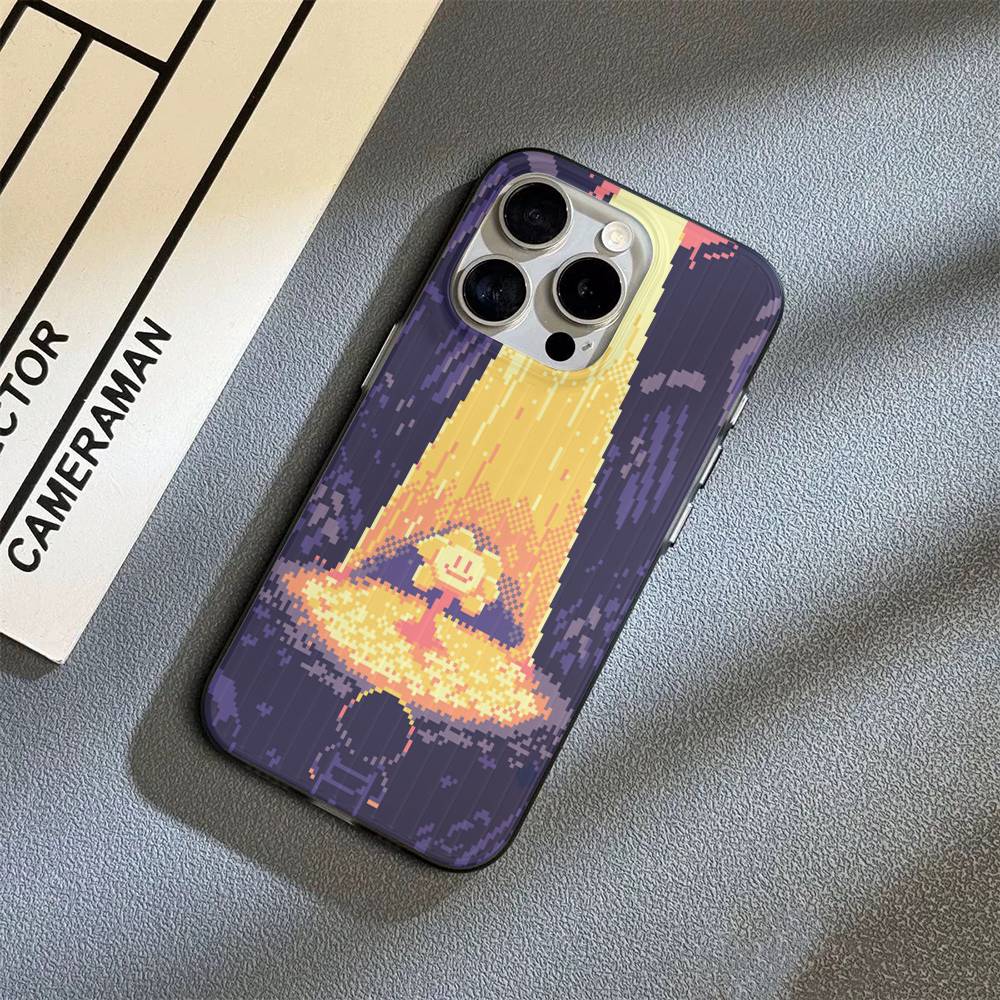 D-Deltarune Ralsei For iPhone 17 16 15 14 13 12 11 Pro Max Plus Pro Corrugated Shockproof Matte Phone Cover