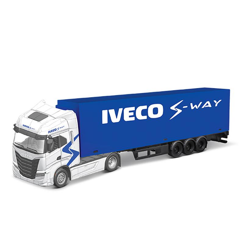 

1:43 Iveco S-Way Trailer Truck Scania 770S Alloy Car Model Diecasts & Toy Vehicles Miniature Scale Model Car Toy For Children