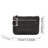 Anti-splash Water Texture Lady Wallet Classic Multiple Card Short Coin Purse Solid Color Korean Style Leather Cards Bag Work