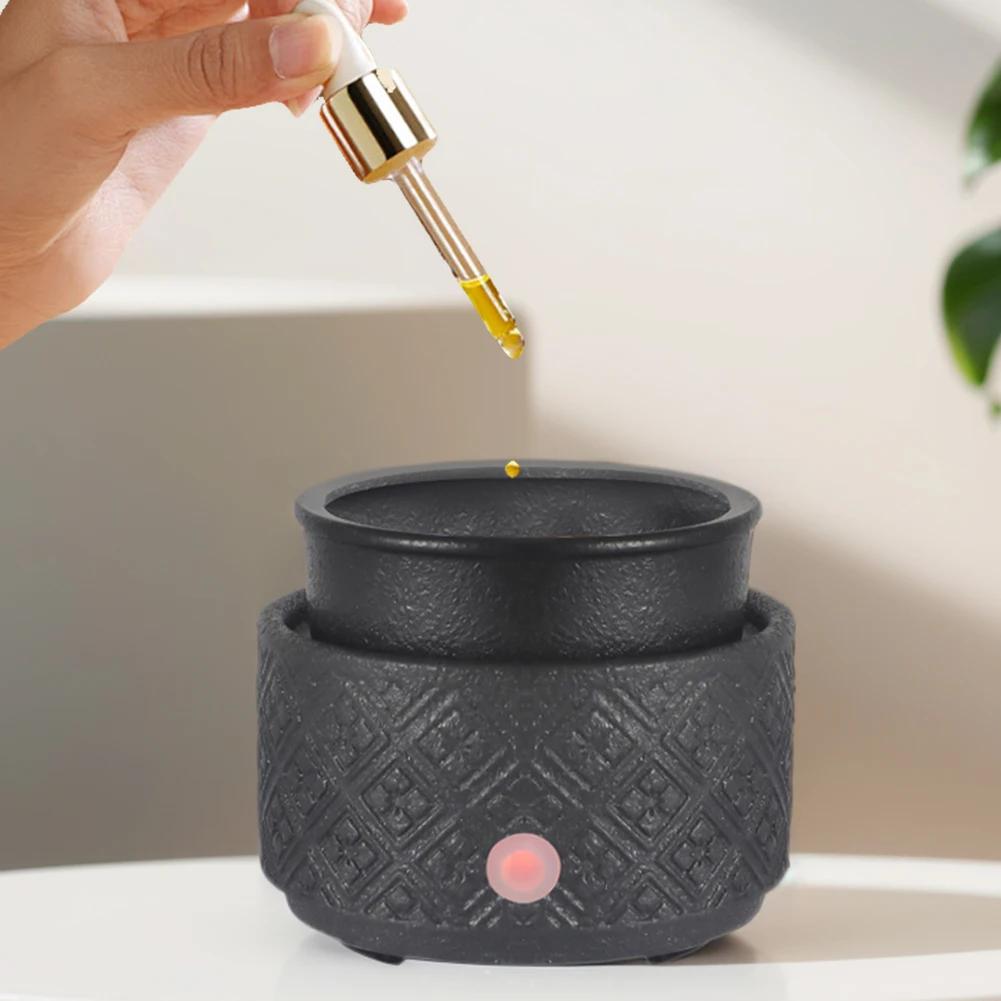 Wax Melt Warmer Fragrance Wax Burner 3-in-1 Ceramic Candle Warmer Burner Electric Fragrance Wax Warmer for Home Office