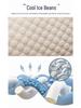 Ice Bean Soft Headboard Cushion: Protective Lumbar Support and Reading Pillow for Pregnant Women, Sofas, Beds, and Dorms.