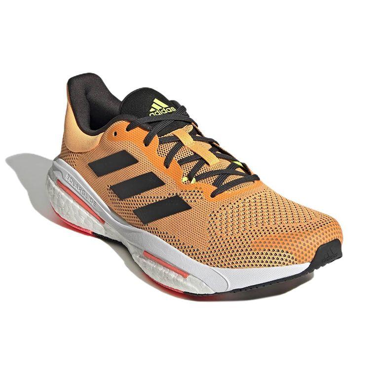 Adidas SolarGlide 5 Flash Orange Turbo Men Sneakers Carbon GX5470