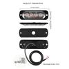 4Led Car Warning Light Grill Breakdown Light Car Truck Trailer Beacon Lamp Led Amber Side Light For Cars 12V - 24V
