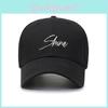 Cool Cotton Summer Baseball Cap For Couples With Unique Letter Embroidery Design