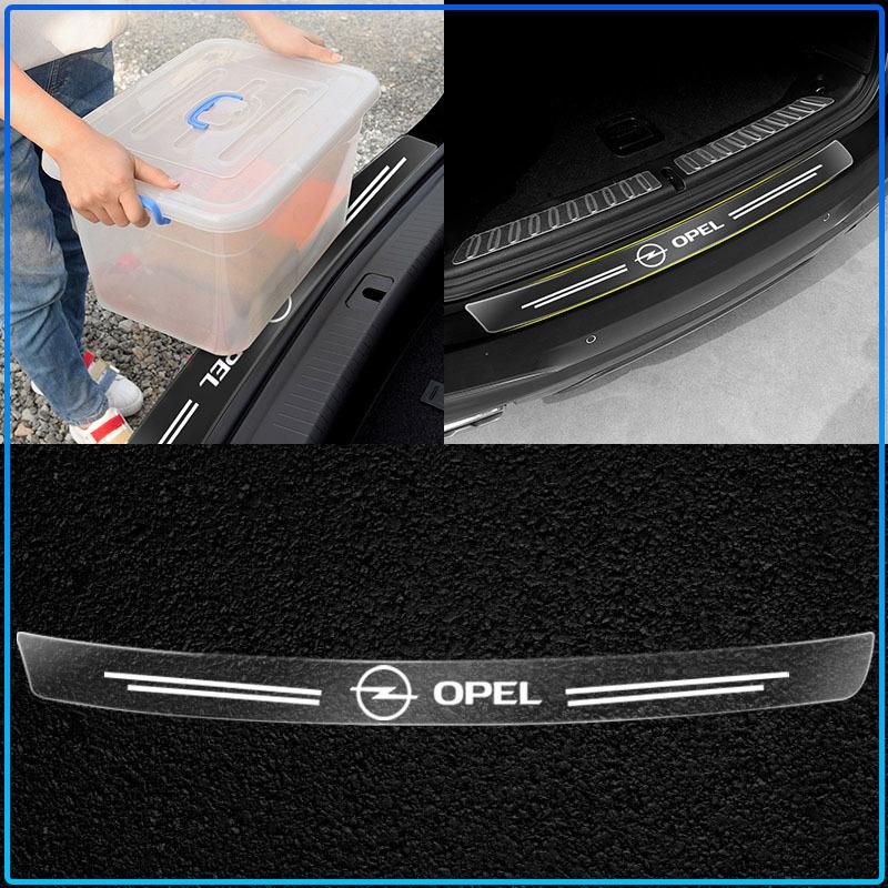 1Pcs Transparent Car Trunk Badge Protective Sticker Car Accessories For Opel Crosa D Astra H Insignia Astra J Zafira B Mokkaastra Vivaro Astra G