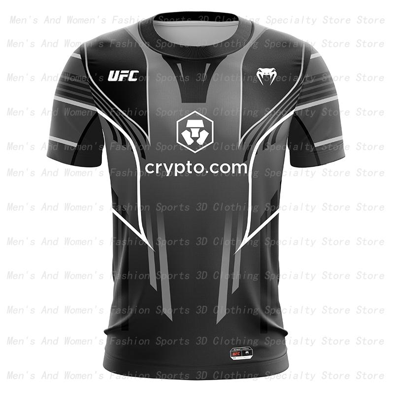 Боксерский Матч Бокс UFC Серия Футболка с коротким рукавом Экстремальные Виды Спорта Борьба Быстросохнущая Футболка для Борьбы XS