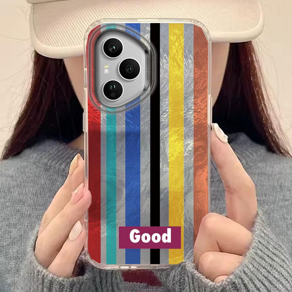 Colorful Splicing Grid Phone Case for Honor 400 200 90 Smart Pro Magic7 6 5 70 Lite X9a X9c X9b X8b X8a X8c X7c X7b X6c Cover