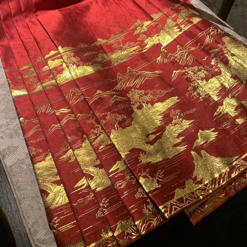 JK&JS New Chinese Style Horse Face Skirt