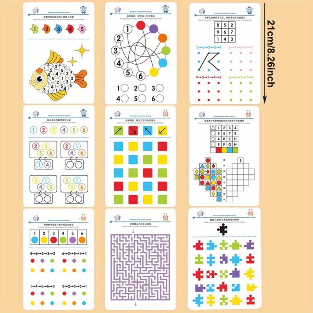Reusable Writing Kit For Curious Little Ones, Ideal Early Childhood Educational Material For Preschoolers As A Gift