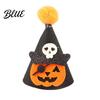Cartoon Pet Hat Halloween Pointed Hat Cute Ghost Witch Pumpkin Cat Pom-pom Costume for Cats And Small Dogs Holiday Party Accessory Comfortable