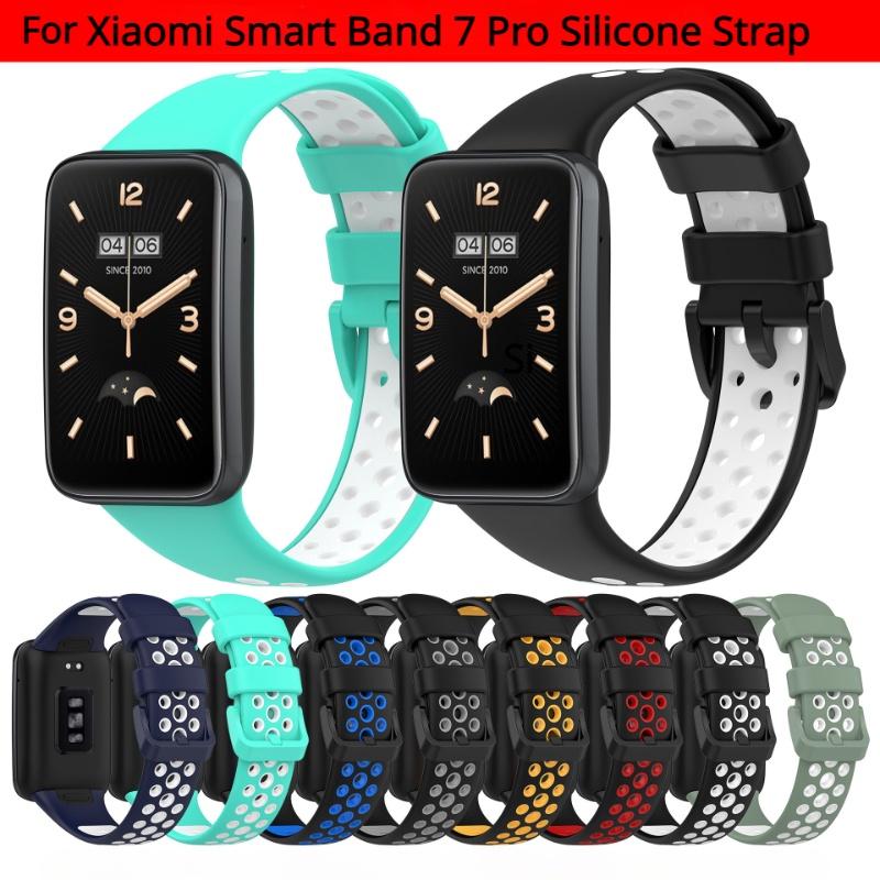 

Sweatproof Breathable Silicone Strap for Xiaomi Smart Band 7 Pro Newest Sport Replacement Watchband Fashion Soft Bracelet