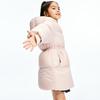 Little MO&Co. Comfort Fleece Girls' Hooded Mid-Length Down Jacket