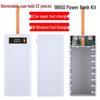 Scocca per Power Bank DIY Senza Saldatura a 32 Sezioni con Ricarica Wireless