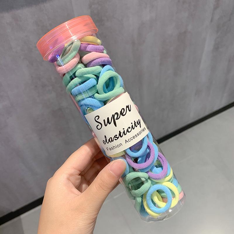 Elastic Hair Tie for Children and Women - Soft, Hair-Friendly Rubber Bands for Little Girls and Babies