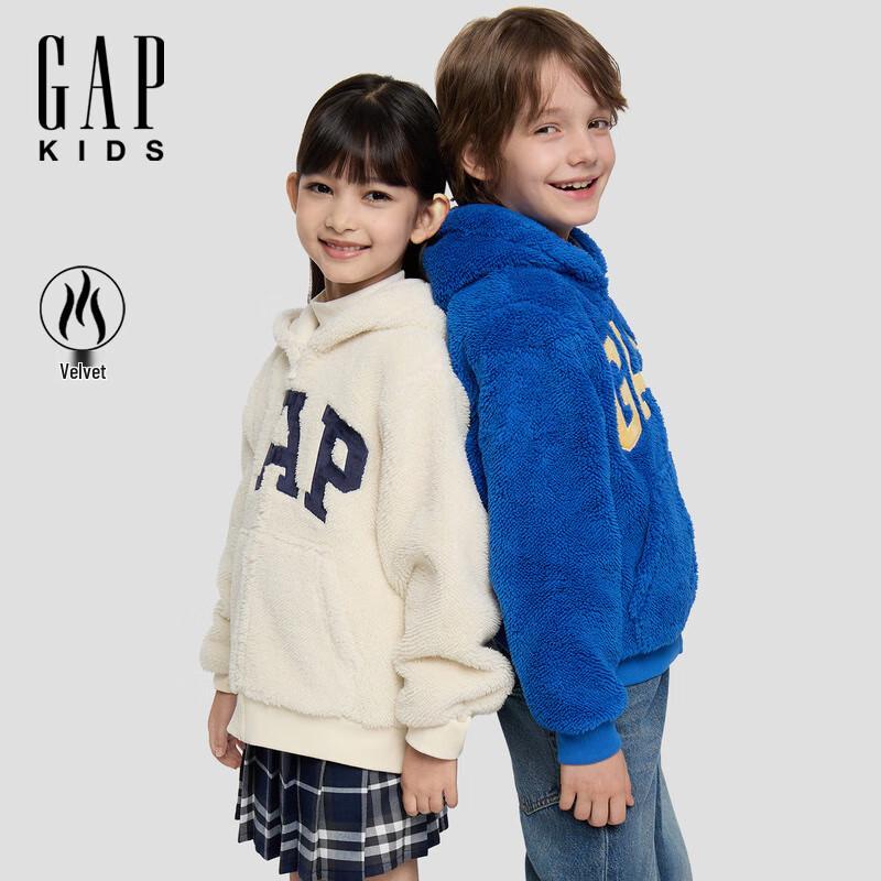 GAP Kids  Logo Embroidered Fleece Hoodie 90/52