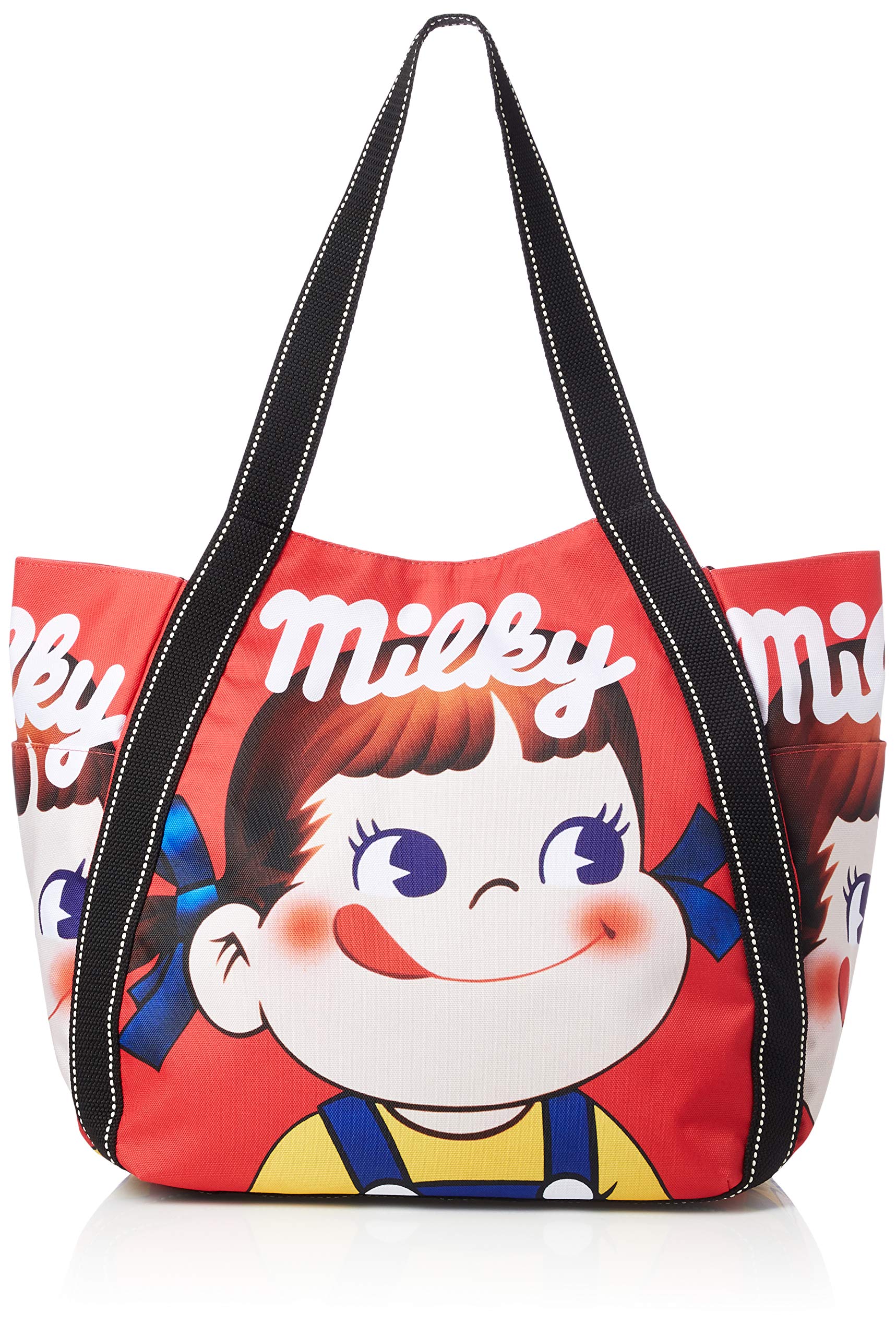 

Tote Bag Balloon Tote Fujiya A3 Size Red [Peko-chan] Peko-chan PK-01