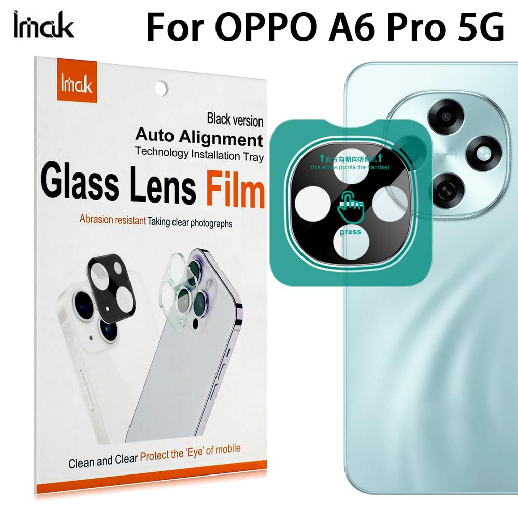 For OPPO A6 Pro 5G Glass IMAK High Definition Glass Lens Film Black Version