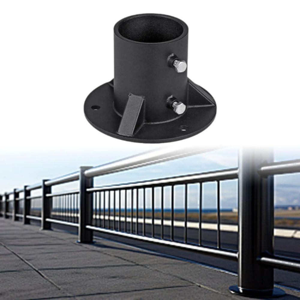 With Screws Flange Base Floor Flange Post Mount Fence Post Installation  Railing Installation