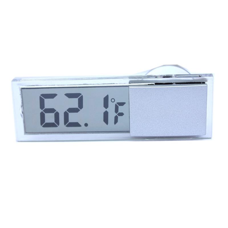 Car Thermometer Celsius Fahrenheit Osculum Type Suction Cup Thermometer Vehicle-mounted Convenient for House Factories Auto
