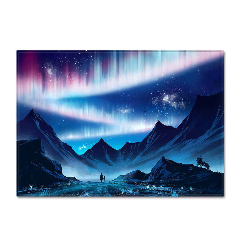 Simple Starry Sky Living Room Carpet Bedroom Dining Room Floor Mat Pattern Size