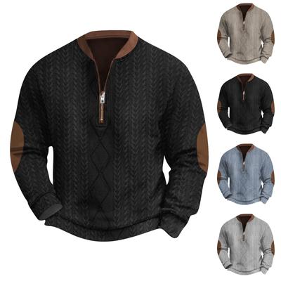 Men's Retro Casual Gradient Printed Sweatshirt