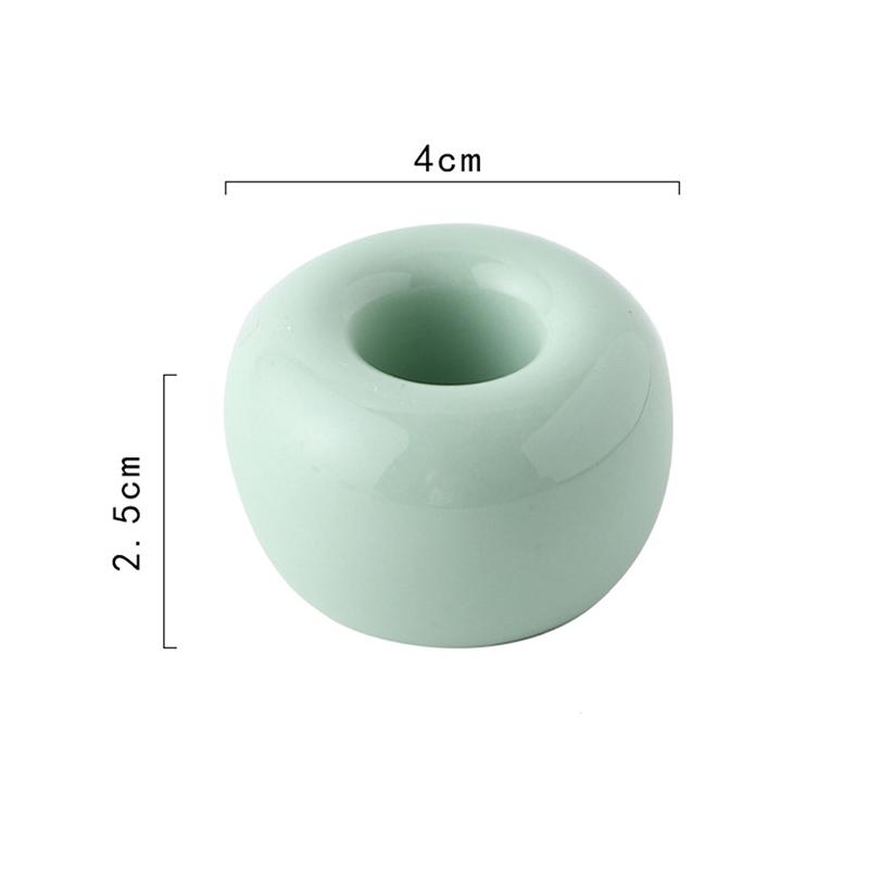 

Hot Sales Multifunctional Mini Ceramic Bathroom Shower Toothbrush Holder Storage Rack зелёный