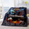 Harley-davidson Motorcycles Personalized Text Blanket Multi-purpose Personalized Blanket Comfortable for Livingroom Chair Bed Sofa for All Occasions